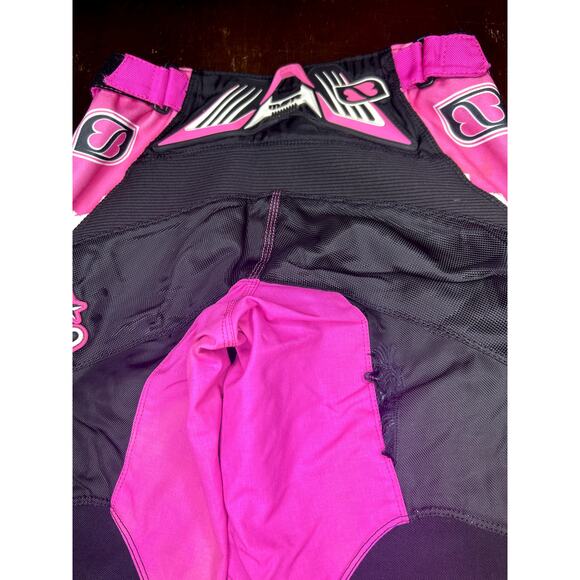 Y2K Pink Motocross ATV MSR Starlet Pants Racing Performance Gear Womens Size 7/8 - Picture 5 of 14